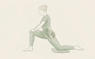 Étirement actif du psoas : soulagez douleurs lombaires et tensions de hanche avec cet exercice recommandé par votre ostéopathe