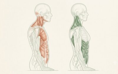 Syndrome croisé supérieur : tête en avant, épaules enroulées — comment l’ostéopathie corrige votre posture